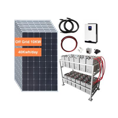 China 1Kw 2Kw 3Kw 5Kw 6Kw 10Kw 20Kw Complete Home Home Panel Off Grid Power System Solar Panels For House for sale