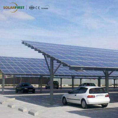 China Custom Solar Parking Lot Rack Systems 10kw Solar PV System SFS-PR-01 for sale