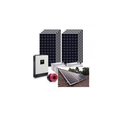 China Home Kit 5Kw Price 2Kw 8Kw Home House Panel Power Pv All Outdoor Solar Power System Ip65 for sale