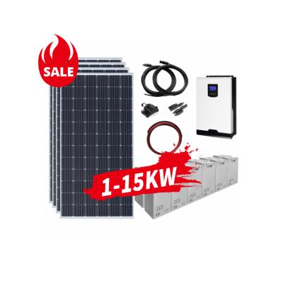 China Solarfirst 5KW 10KW 15KW Home Inverter Solar Panel Off Grid Solar Power System Home for sale