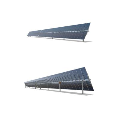 China High Quality Aluminum Horizontal Single Axis Panel Kits 20Kw 1 System Module Price Anodized Solar Tracker for sale