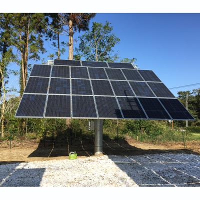 China HDG Q235B/Q355B/ZAM 5kw Residential Tracker 10 KW Small Dual Axis Kit Dc Solar Track System For Six Panels for sale