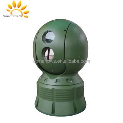 China Waterproof / Waterproof 3km Tri Spectrum Long Range PTZ Thermal And Laser Security System Camera for sale