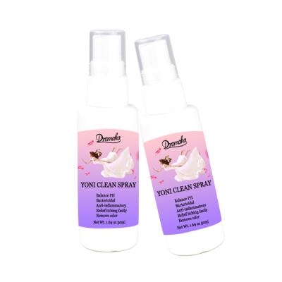 China Effective Women Silver Private Label Yoni Mist Spray Feminine Hygiene Yoni Mist Vaginal Spray Wash for sale