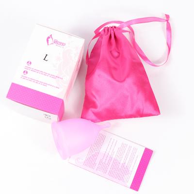 China Wholesale eco-friendly menstrual cup eco-friendly set reusable menstrual period cup organic silicone copa for sale