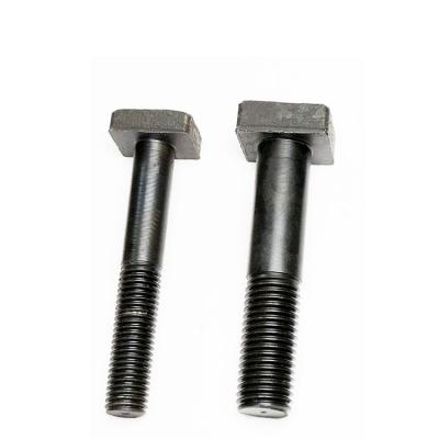 China Wholesale Hard Square Head Flat 45# Steel T Screws Square Head Lag Bolts for sale