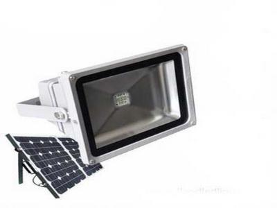 China Powerful Outdoor Solar LED Flood Lights / LED Solar Powered Floodlight 20W  1850Lm 6500K for sale