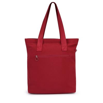 China Worthfind High Capacity Portable Casual Women Pink Handled Shopping Tote Bag Designer Tote Bags Custom Tote Handbag for sale