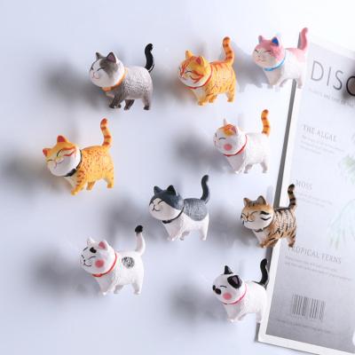 China Cute Animal 9 PCS Fridge Magnets Fridge Stickers for Whiteboard, Cabinets, Notes, Calendar, Map, Photo Decoration Gift for Cat Lovers for sale