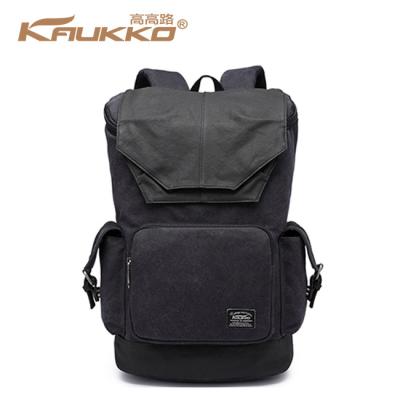 China Casual Canvas Backpack Man Do Not Bag Rucksack Outdoor Travel Shoulder Bag for sale