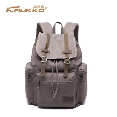 China No New Fashion Men's Vintage Backpack Bag Canvas Laptop Travel Bags Tactical Rucksack For School for sale