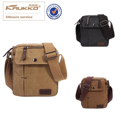 China Canvas Business Tablet School Bag For Teenagers Vintage Canvas Messenger Sling Bag for sale