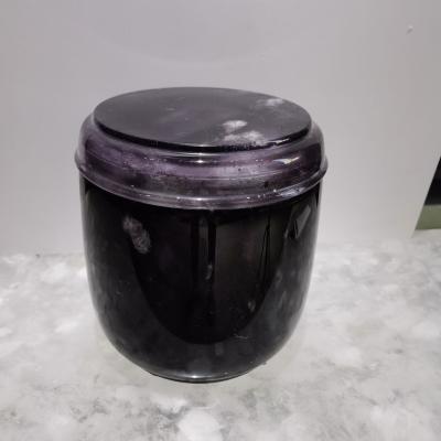 China Purple Crystal Quartz Cylindrical Urn Casket Cinerary Sales for sale