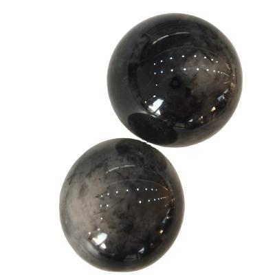 China China sales of fast healing crystal ball quartz feng shui natural polishing black rutilated crystal ball for sale