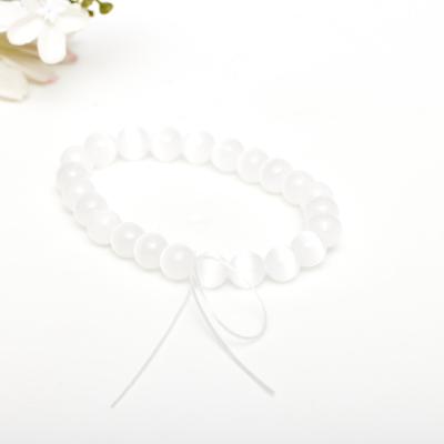 China China Hot Selling High Quality Processing Crystal White Opal Bracelet Beaded Decorative Bracelet Gift White Opal Hand String for sale