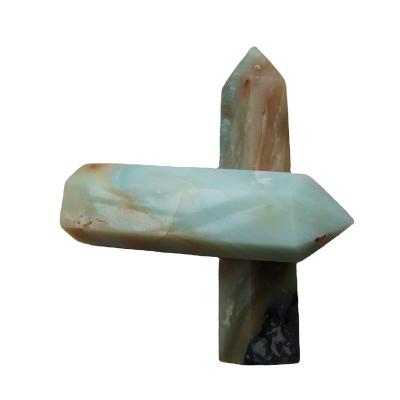 China China Wholesale Natural Single-Acute Healing Amazon Stone Pillar for sale