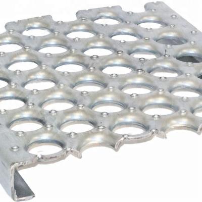 China Beautiful And Durable 304 Stainless Steel Perforated Steel Metal Sheet For Anti Skid Plate for sale