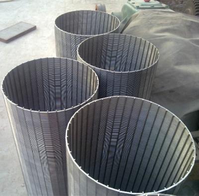 China Solid Wedge Filter Welded Wire Screen for sale