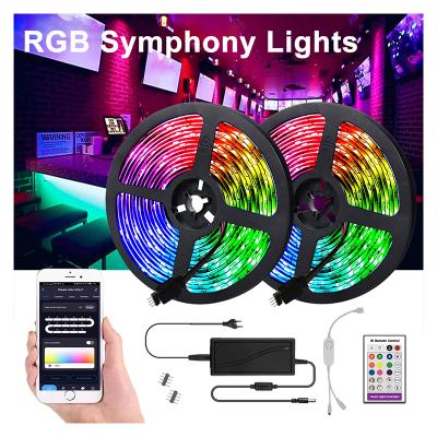 China LED Decorative Lighting Smart Strip Lights 5050 Tuya Light Strip 5M 10m 15M 20M RGBW RGB+CW Strip Light RGB Dimmable Wifi for sale