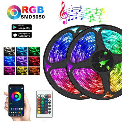 China Amazon Alexa Google Home Tuya Wifi IP20 IP65 LED Strip Light Residential Flexible RGB Waterproof LED Strip Light for sale