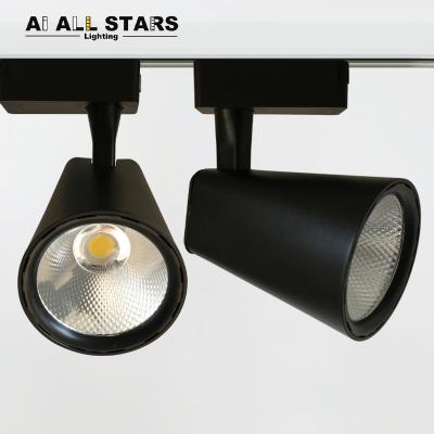 China Modern No Flicker Mini Track Light High Lumen Ra80 COB Spot Light 10W 20W 30W Modern Commercial LED Track Light High Quality for sale