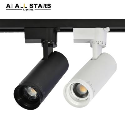 China Adjustable COB 10W 15W 20W 30W 40W Zoom Track Light Modern Design Jewelery Shop Household LED Adjustable Track Light for sale