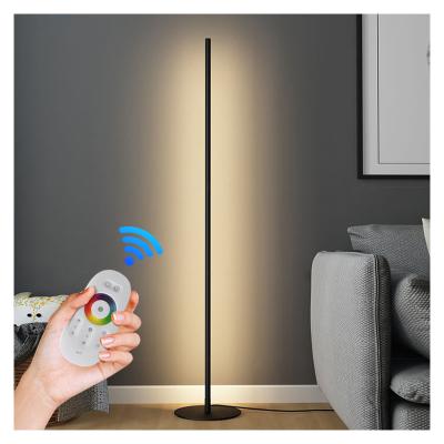 China Modern Remote Control Round Floor Lamp Modern LED RGB Floor Lighting Lamps for sale