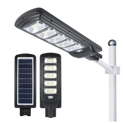 China Wholesale Remote Control IP65 Waterproof Outdoor 200W 250W 300W ROAD ABS Street Light All in One Solar LED Garden Street Light for sale