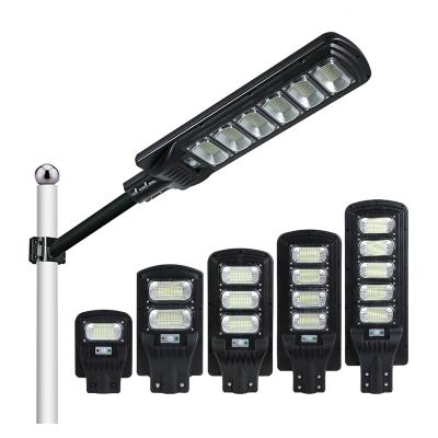 China ROAD Street Light High Lumens 100W 150W 200W 250W IP65 LED Garden Flood Lights Remote Control Waterproof Solar Street Light for sale