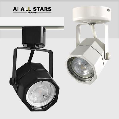 China Modern Factory Pricese Modern Ceiling Led Track Light GU10 Mounting Housing GU10 MR16 LED Track Light Fixture Black White Black for sale