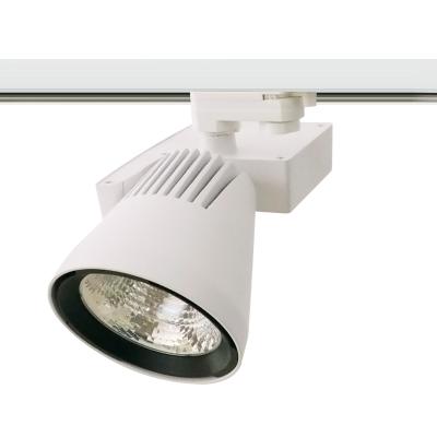 China Factory Price Modern Aluminum Housing Beam Rail Mount Adjustable Spot LED Track Light COB Ceiling Lamp 25W 30w 35W Adjustable for sale