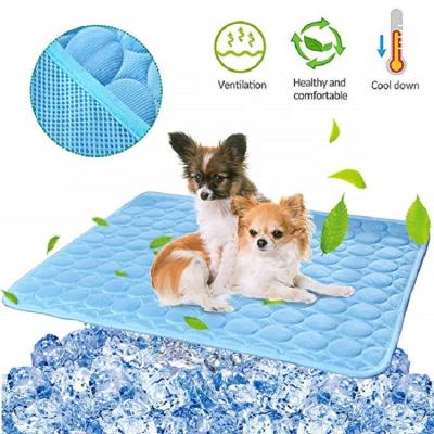 China Cooling Travel Pet Pad Dog Summer Sleep Cushion Covering Mat Keep Pets Cool For Sofa Bed Floor Travel Car Seats 4pk Different Size for sale