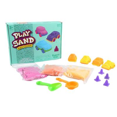 China Non-Toxic Magic DIY Creation Play Sand Toys For Kids Over 3 Years Old 8 Series With Different Shape Mold STA401 for sale