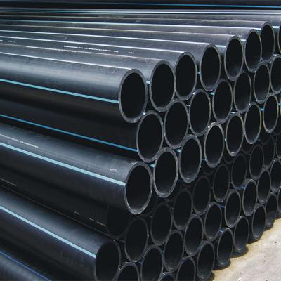 China Agricultural high density polyethylene of water supply irrigation and drainage HDPE pipe fitting 6 inch HDPE pipe price for sale