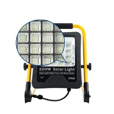 China Sports Stadiums High Power LED Charger Light SMD 100W Solar Flood Light IP66 Waterproof for sale