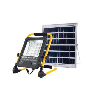 China Sports Stadiums 50W 100W 200W High Brightness PortableLED Flood Light Solar Outdoor Camping Light IP66 for sale