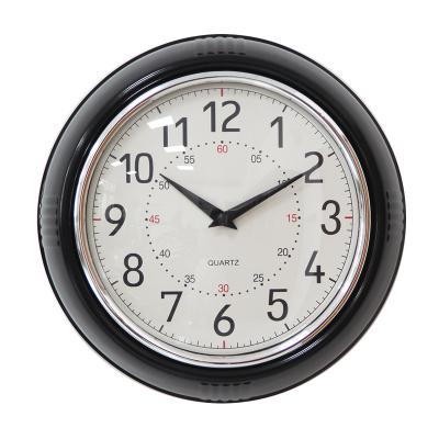 China Antique Nordic Minimalist Mute Decorative Watch Wall Clock Style Bedroom Free Punch Home Clock for sale