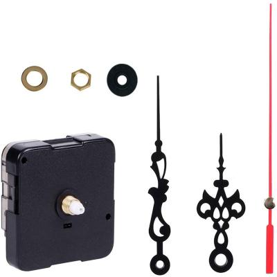 China Silent DIY Quartz Clock Accessories Movement Hands Mechanism Clock Movement Kit With Color Hands for sale