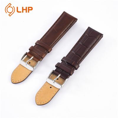 China High-grade real black leather strap leather bracelet pattern wicking temperament business charm brown leather bracelet for sale