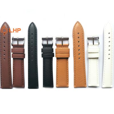 China Luxury Leather Strap 18mm20mm22mm Handmade Classic Leather Strap for sale