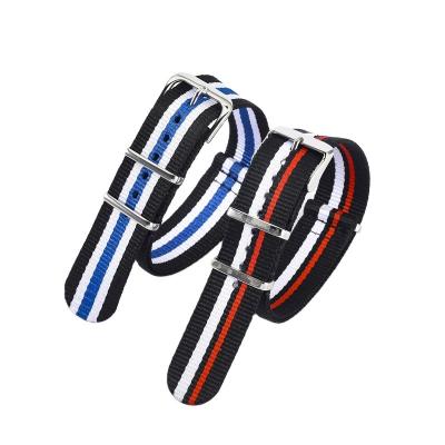 China Fabric Swiss Made Nylon Strap Soft And Durable Swiss Brand 20mm Nylon Strap Suitable For DW Nylon Watch Strap for sale