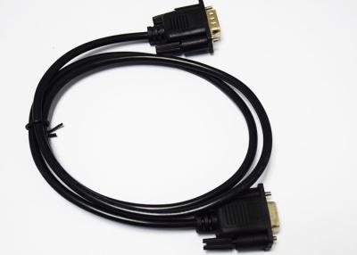 Chine Le câble de Digital VGA du noir a adapté le câble aux besoins du client de Digital VGA (mâle au mâle) pour l'ordinateur/Macbook/moniteur à vendre