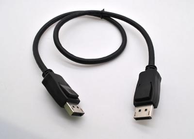 Κίνα Γραμμή DisplayPort υπολογιστών οργάνων ελέγχου σύνδεσης αρσενικού καλωδίων καλωδίων hd τηλεοπτικού στο αρσενικό με τους ρυθμούς μεταφοράς υψηλής ταχύτητας προς πώληση