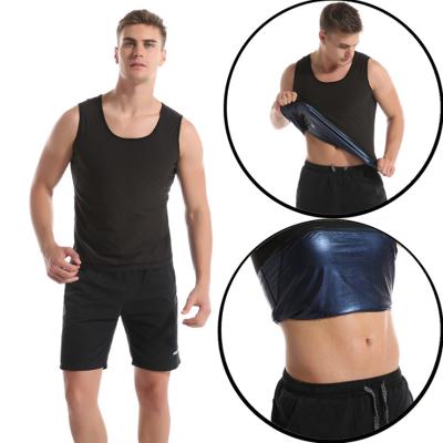 China Waterproof Waterproof Body Shaper Tops For Men Shape Fitness Gym Neoprene Sauna Tank Top Waist Trainer Shaper for sale