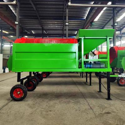 China Circular Material Screening Revolutionized with Portable Mobile Trommel Screener for sale