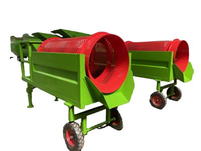 China Small model construction Works Circular Rotary Compost Sifter with Drum Screen Filter en venta