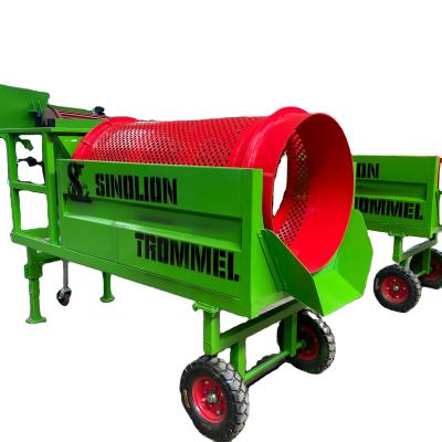 China High Capacity Portable Trommel Screen With Carbon Steel Material And Gravity Trommel for sale