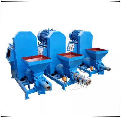 China Wood chips hollow rod solid fuel sawdust briquette press machine for sale