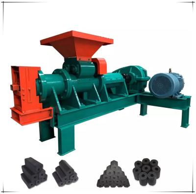 China Coconut shell charcoal extruder mold briquettes making machine for sale