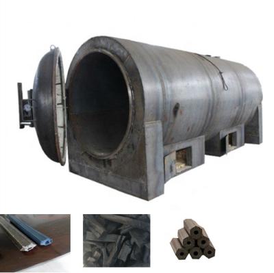 China Forest waste hardwood log carbonization furnace mechanism charcoal stove for sale